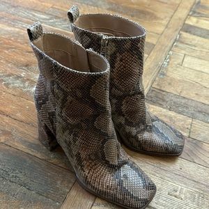 ✨SAM EDELMAN✨ CIRCUS, snakeskin boots, EUC